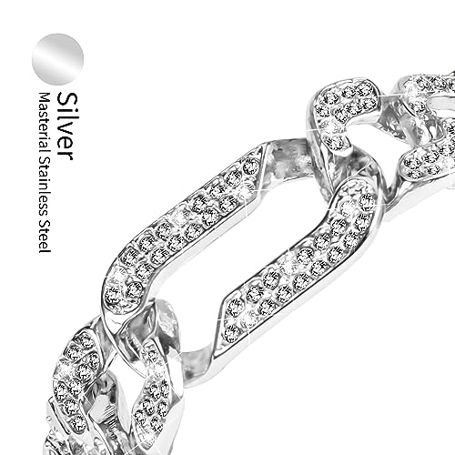 Pulsera compatible Fitbit Luxe con strass y ajuste metálico miniatura 2