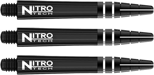 RED DRAGON Nitrotech - Tallos de dardos intermedios iónicos, 2 juegos por paquete (6 tallos en total)