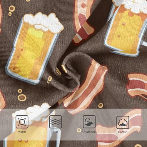 Wusikd Beer Mugs Girls' Underwear Cotton Girls Briefs Soft Toddler Underwear 2T3