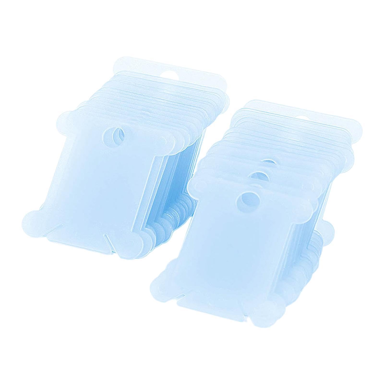 TWISAXC Embroidery Floss Organizer Cards Handy Thread Bobbins For -Free Sewing Thread Storage Embroidery Floss Organizer Cards Storage Winding Cords, Blue, 3.8x3.5cm