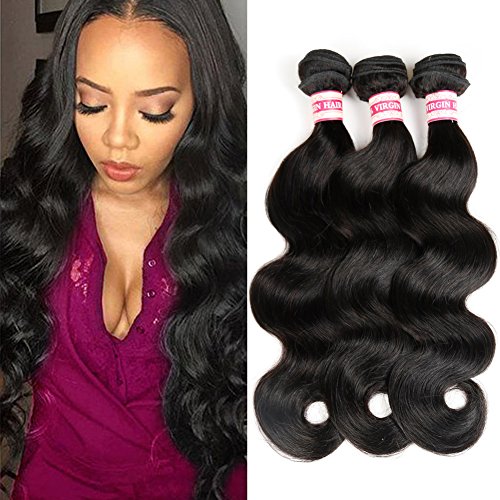 Fabeauty 7a Peruvian Virgin Hair Body Wave 3 Pcs Lot Cheap 100% Unprocessed Human Hair Extensions Peruvian 100% Human Hair Body Wave 3 Bundles (18 18 18)