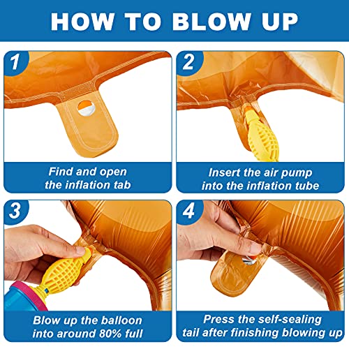 Kasyat 86 X 51 Inch Horse Theme Plastic Tablecloth And Horse Inflatable Balloons Aluminum Foil Horse Balloon Horse Theme Party Decorations For Birthday Holiday Party Supplies (5) #TOP3