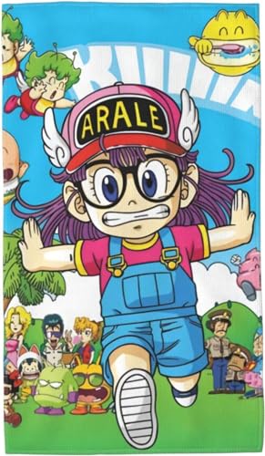 アラレちゃん バスタオル マイクロファイバー 高速吸水 速乾 耐久性 人気 安い ふわふわ 肌触り バスタオル 大判 瞬間吸水 抗菌防臭 ビッグ フェイスタオル 家庭用 業務用 40x70cm