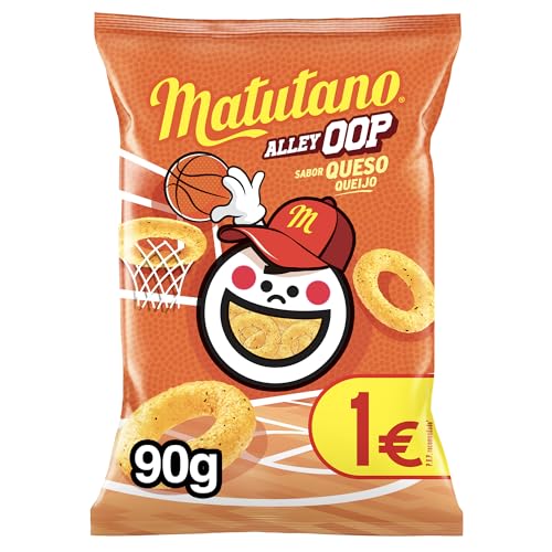 Matutano Alley OOP, Snack con sabor queso, 90 gramos