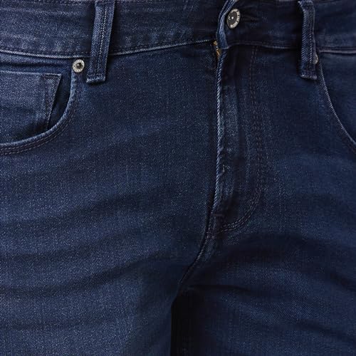 Image of Spykar Men's Slim Fit Low Rise Casual Jeans