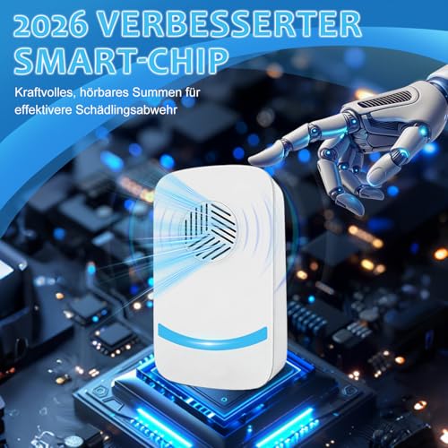 Bugshield Milben Stecker Ultraschall Gegen Milben 2026,Skield Bug Shield Milbenstecker, Effizientes Reduzieren von Milben Plug Für Schlafzimmer & Wohnbereiche Against Mite Bettwanzen (2)
