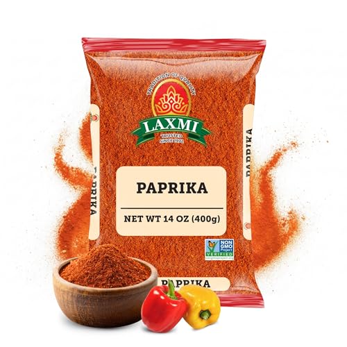 LAXMI Kashmiri Xtra Hot Chili Powder - Authentic Indian Red Chili Seasoning - NON-GMO - 7 oz Cooking Spice