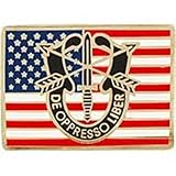 American Special Forces Flag Pin 1'