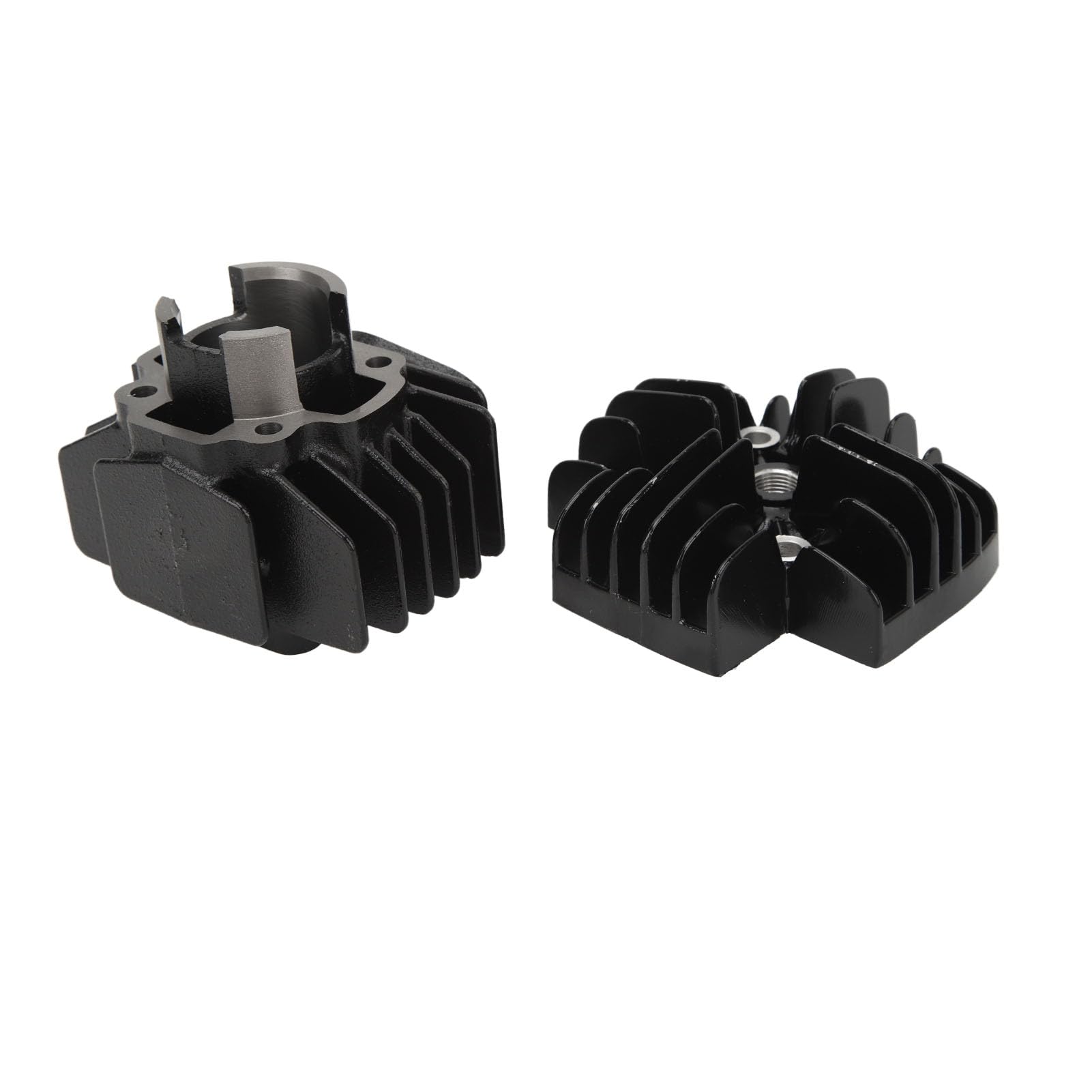 Ejoyous Kit Guarnizione Testata Pistone Cilindro per PW50 QT50 Calibro 40 Mm in Metallo con Candela per Anni di Modello Dal 1981 Al 2022