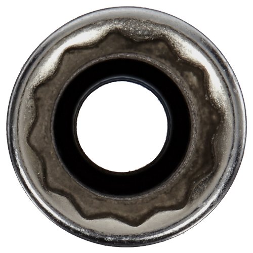 Image of Stahlwille 01640024 3 /8 inch Extra Deep Socket #40aDL, 12 Points, 1 /4 Inch Drive, High-Performance Steel, Chrome Plated with Anti-Slip Drive, Made in Germany
