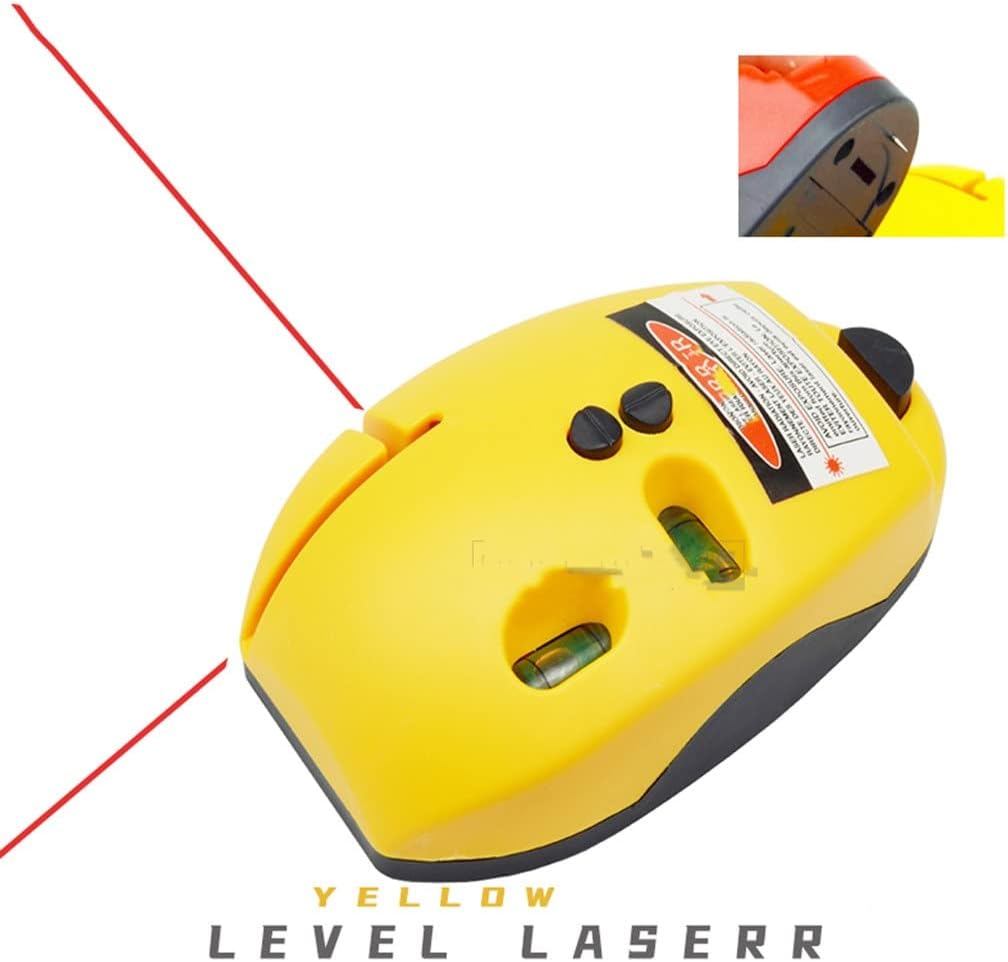 Multi Functional Level Horizon Vertical Line Tool Spirit Mou Se Type Right Angle Lines (Color : As Shown, Size : One Size) (As Shown One Size)