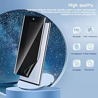 Yonntmmi TPU Schutzfolie für Galaxy Note10 Plus Sichtschutz, 1 Stück Anti-Spähen Privatsphäre Schützen Schutzfolie mit 2 Stück Kameraschutz, Anti-Spy für Panzerglas für Galaxy Note10 Plus – Ansicht 6
