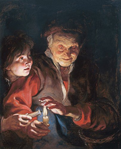Tableau Night Scene Rubens mat grand format pour sublimer votre bureau