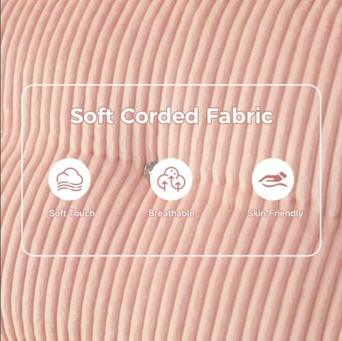 NESLAKO Pink Boneless Chair Bed with Pillow & Blanket, Foldable Sofa Bed — view 6