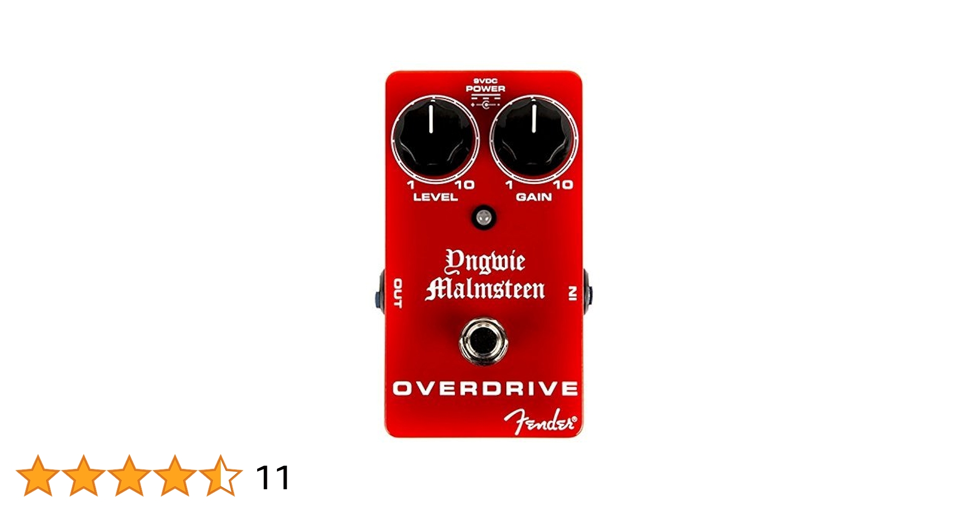 フェンダーイングヴェイオーヴァードライブ Amazon | Fender YJM OD Yngwie Malmsteen Overdrive フェンダー