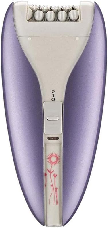 Hair Removal Epilator for Women Rechargeable Electric Razor Shaver for Body Cordless Hair Shavers Set (Color : Purple)