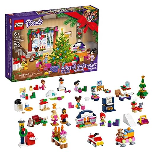 LEGO Friends Advent Calendar 41690 Building Kit; Christmas Countdown for Creative Kids; New 2021 (370 Pieces)