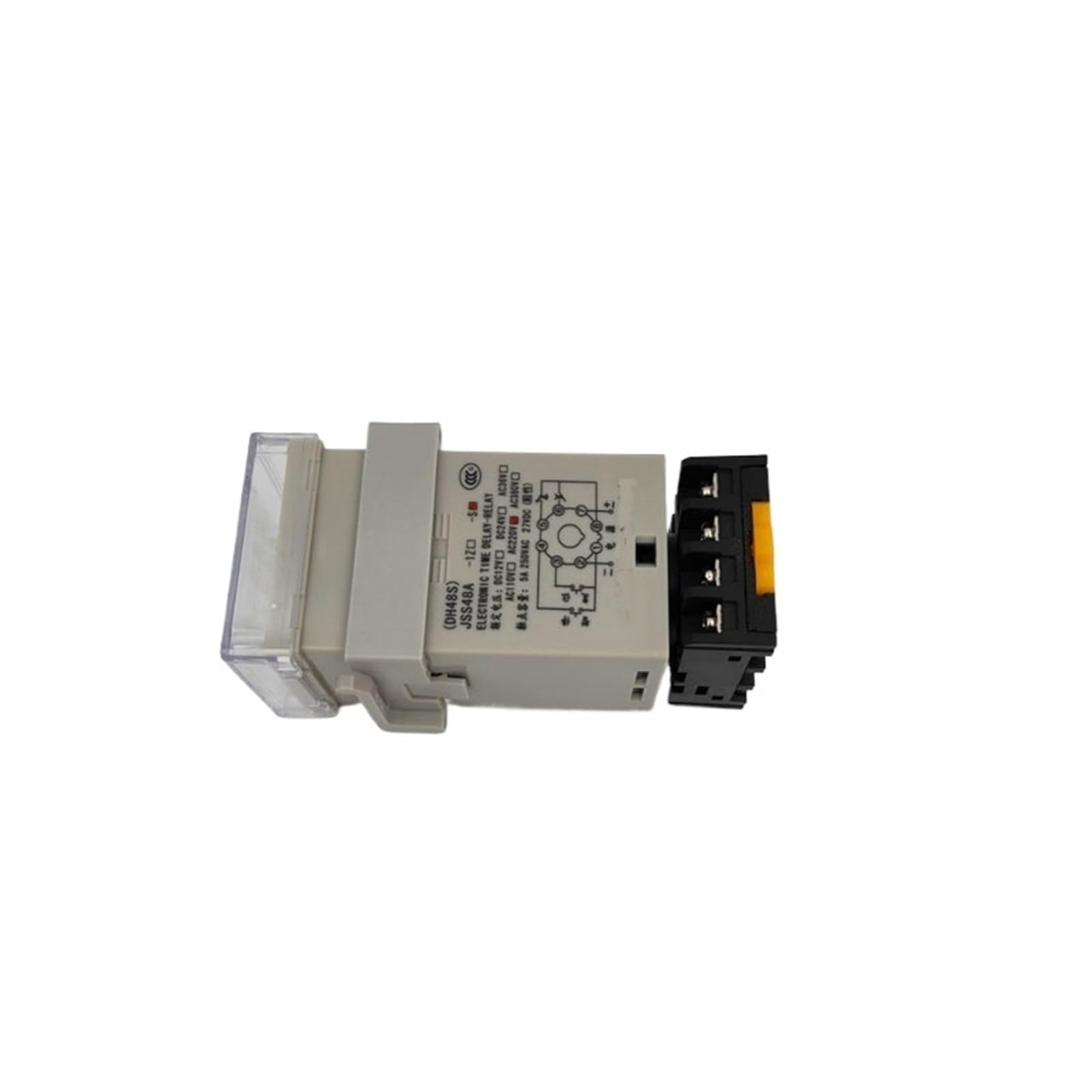 Relé/temporizador de tiempo de ciclo de repetición DH48S-s con zócalo(12VDC)