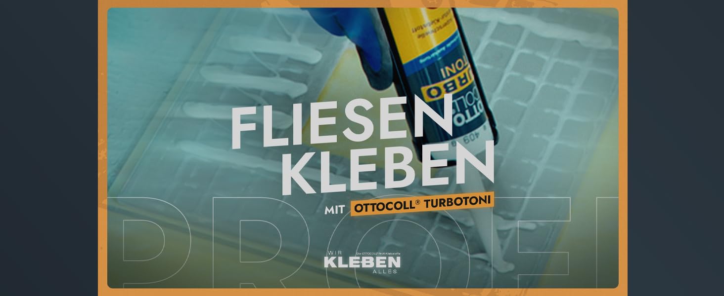 12 x OTTO-COLL TURBOTONI biały 290 ml – klej hybrydowy 1K, super szybki, elastyczny, do drewna, metalu, kamienia, płytek, wewnątrz i na zewnątrz