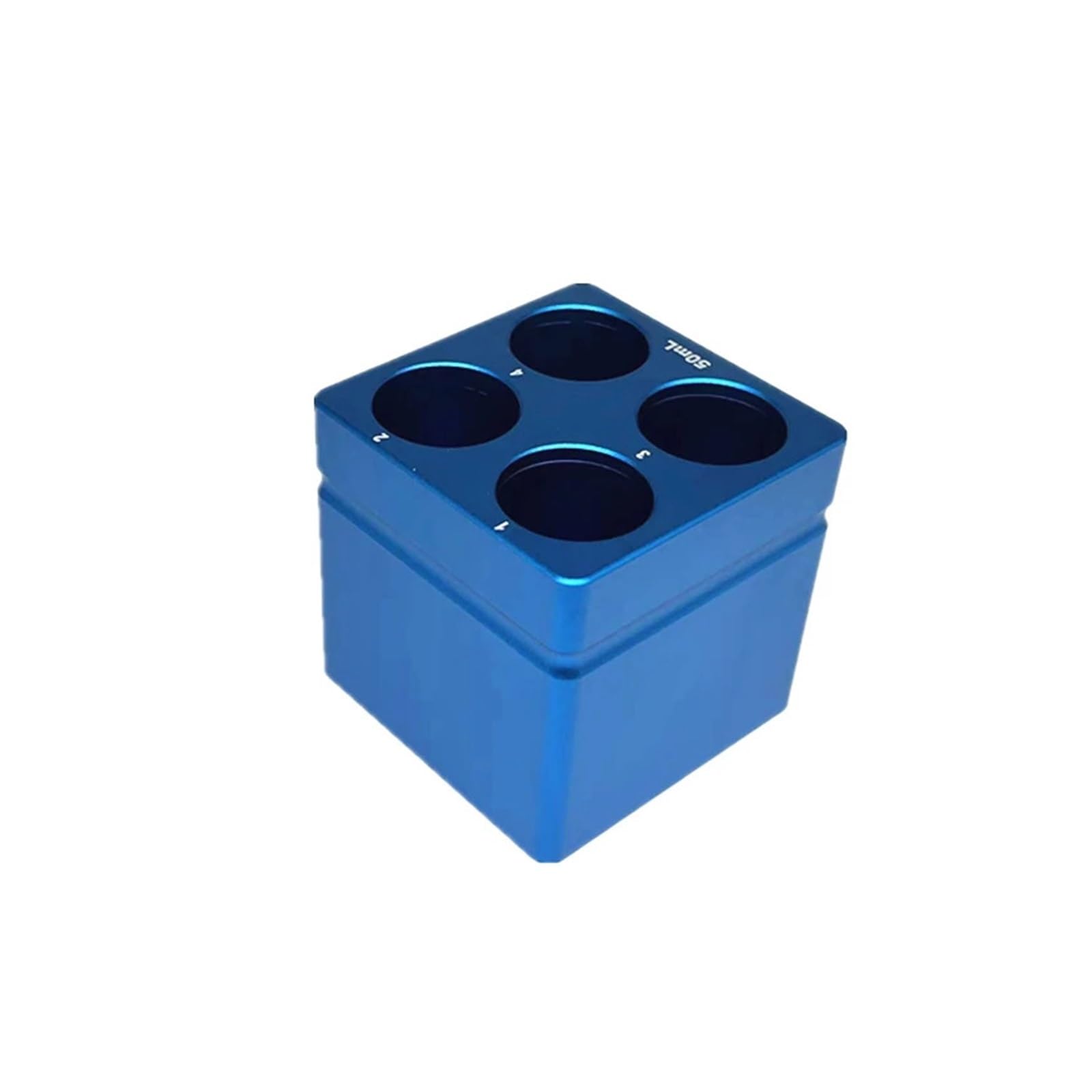 Gradilla Para Tubos De Centrífuga Enfriador Modular de hielo, termostato de baja temperatura, caja de hielo de aluminio preenfriado, 0,2/1,5/2/5/10/15/50ML, soporte de tubos centrífugos, 1/PK | 1.5 15holes G