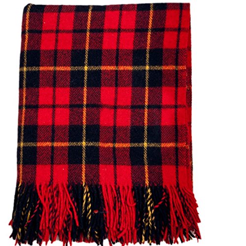 I LUV LTD Highland Scottish Wool Rug Blanket Throw Wallace Tartan 69