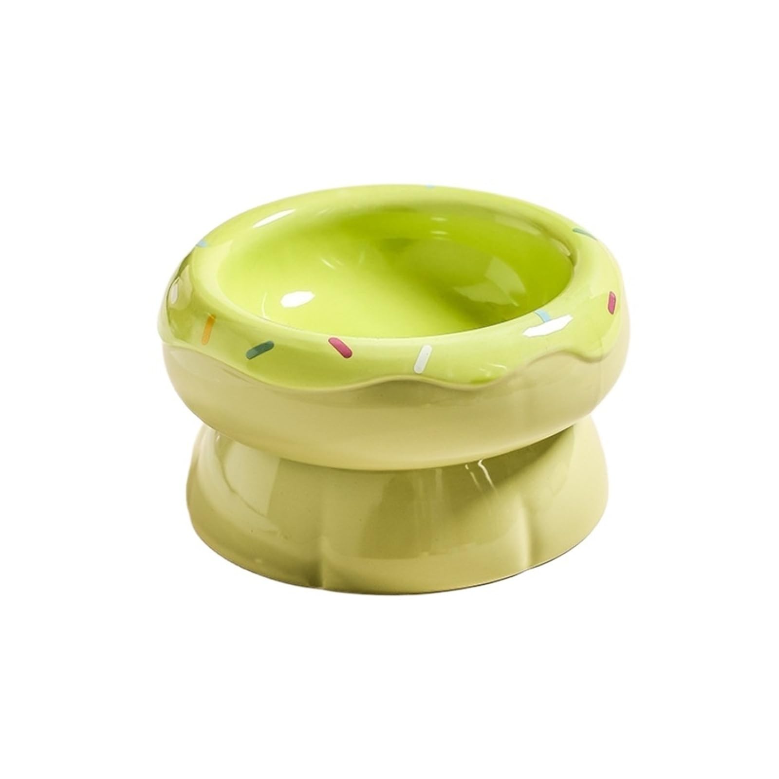 Compatibile con set di ciotole for animali in ceramica da 280 ml, mangiatoia rialzata a doppio strato antiscivolo for cani e gatti(A)