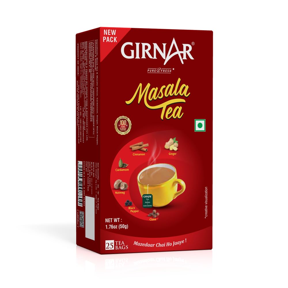 Kesari Masala (Spice) Tea, (25 tea bags)