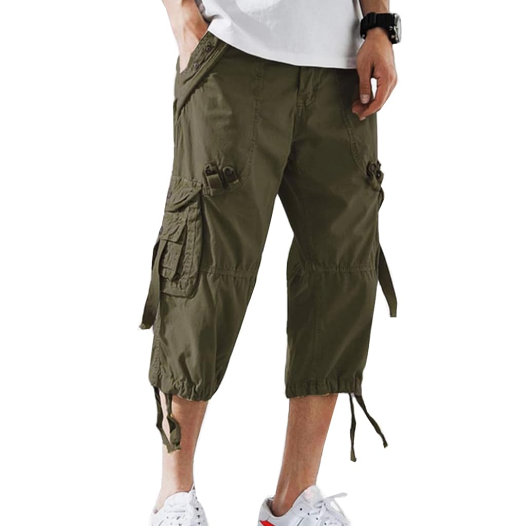 Mens Cargo Shorts Relaxed Fit Below Knee Capri Desertcart INDIA