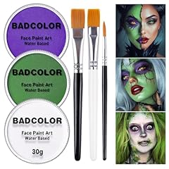 White+Light Green+Light Purple+3Pcs Brushes