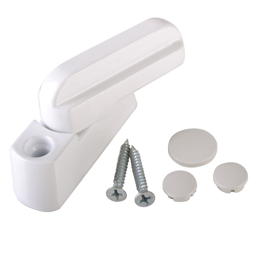 4 Serrature Di Sicurezza Per Finestre UPVC - Limitatori Di Rotazione In Lega Di Zinco, Colore Bianco - Foto 11