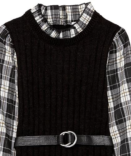 Speechless Girls' Long Sleeve Shift Dress3