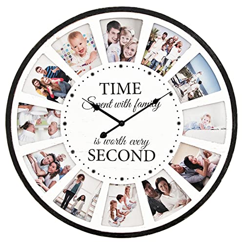 6. Family Photo Wall Clock
