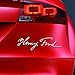 Autocollant en vinyle pour voiture HENRY FORD Signature RS, ST, FOCUS, FIESTA, KA