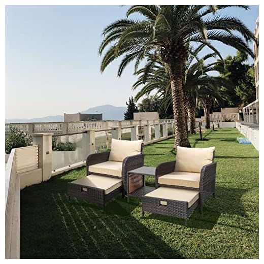 5-Piece LEVELEVE Patio Conversation Set