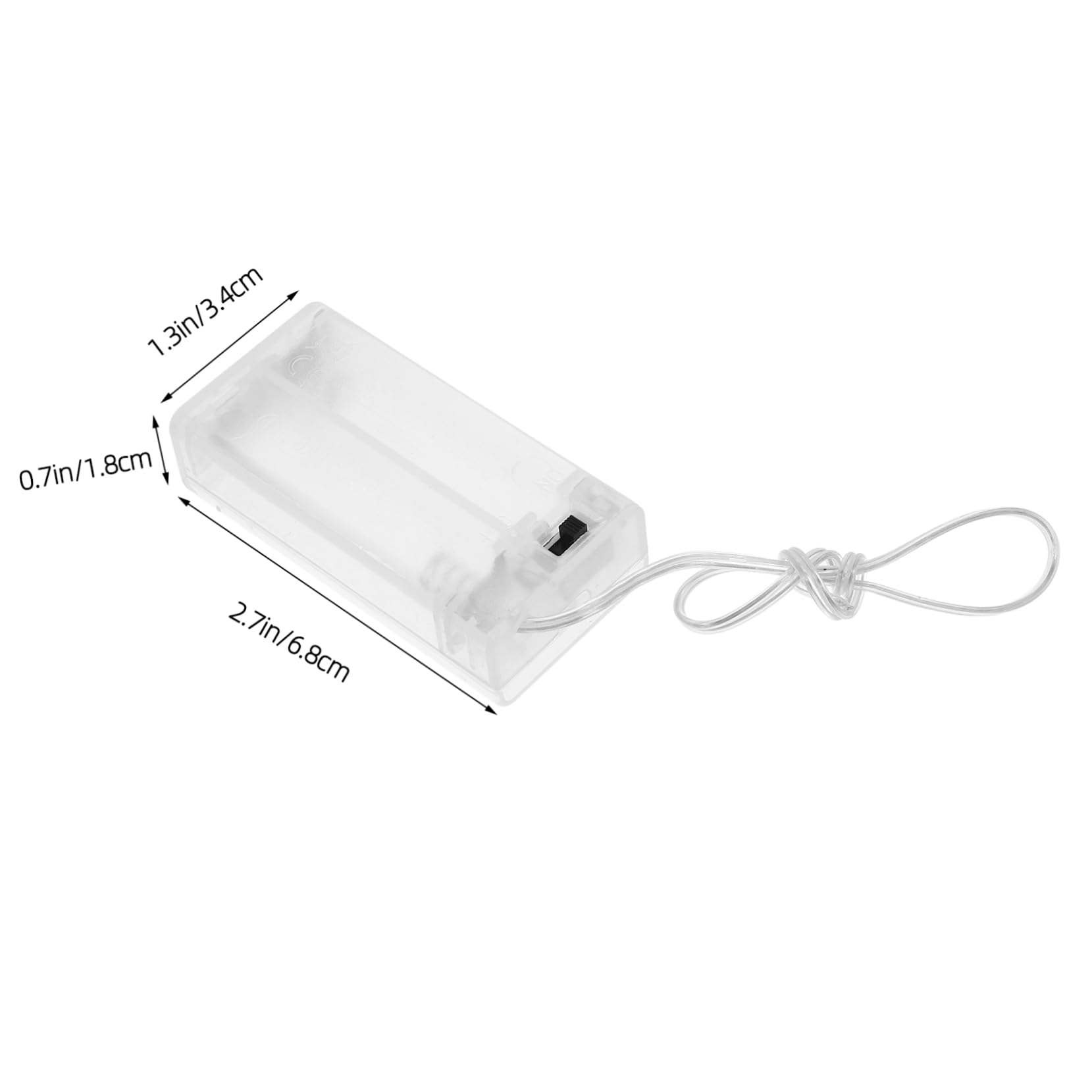 GALPADA 10pcs String Lights Battery Box Plastic Battery Holder Case Replacement Shell for String Lights