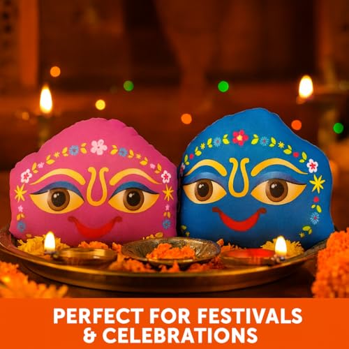 Image of Govardhan Giri Raj Sila Soft Toy for Kids | Cute Devotional Plush Toy | Soft Fabric | Kids Gift for Festivals & Home Decoration | Washable