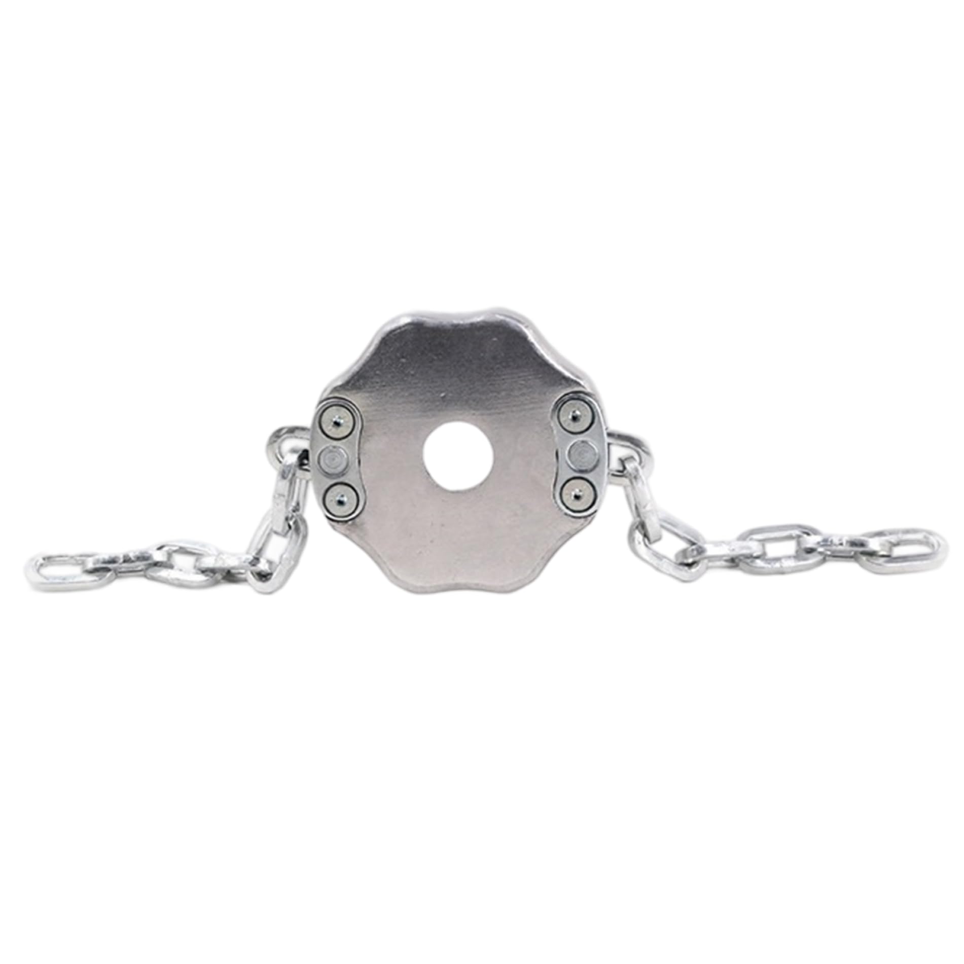 Testa di Sostituzione del Trimmer di Corde, Testa a Catena in Alluminio Accessori per falciatrici da Prato per Esterni per Tosaerba per la casa e l'uso del Giardino
