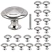Price comparison product image Librao 20Pcs Cabinet Knobs Round Mushroom Shape Pull Handle Stainless Steel Brushed 30Mm for Drawer Door Cupboard Wardrobe