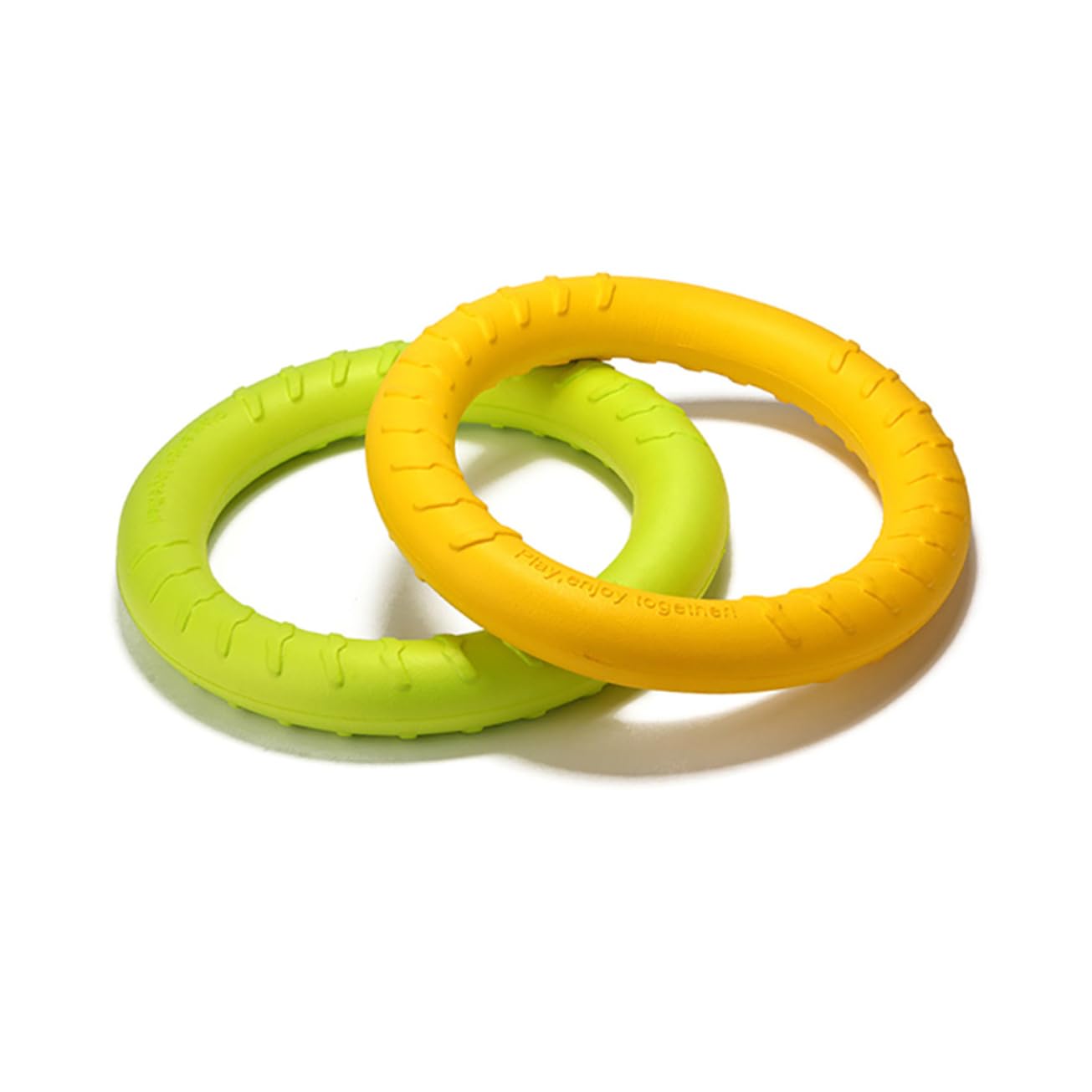 Kisangel 2 Piezas Anillo de Juguete para Mascotas Eve eva Dog Toys Juguetes para Perros Cachorros Juguetes para morder Perros Anillo de de Juguete Pastor alemán mordida de