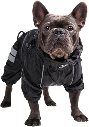 Miniatura 6 de Impermeable para perros bulldogs franceses, chaqueta impermeable de cuerpo completo para bulldogs franceses, Bulldog francés Slicker, Your Stylish