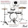Pearl Compact Traveler Drum Set 18" Bass Drum & 10" Snare Drum with Bag (Cymbals & Hardware Sold Separately)* #4