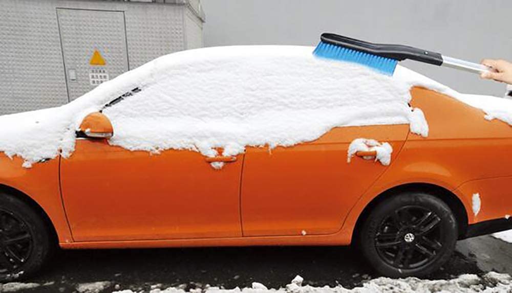 XMING Cepillo de Nieve automático Multifuncional Limpiado Snow Hielo Coche Automóvil Snow Pala Tres en una combinación de desmontaje