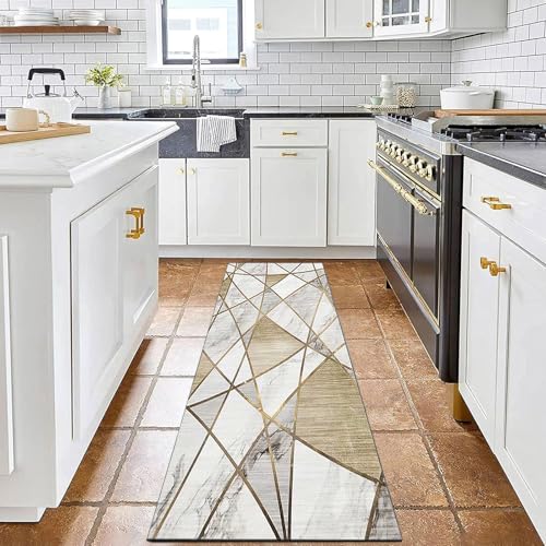Alfombra cocina rectangular de suavidad superior y reverso seguro 8