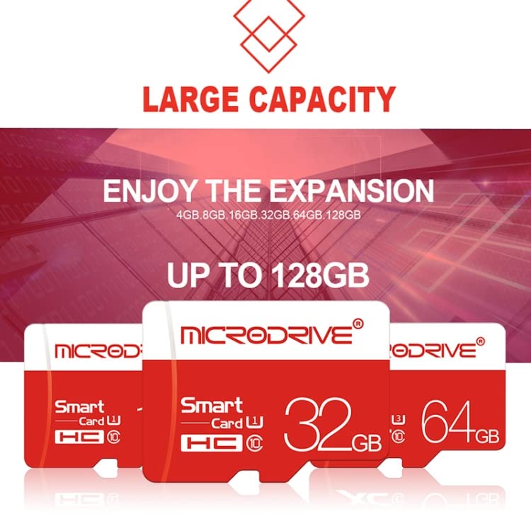 Carte Mémoire Mini SD (TF) Haute Vitesse - Classe 10, Disponible En 64 Go, 128 Go, 256 Go - Neuf