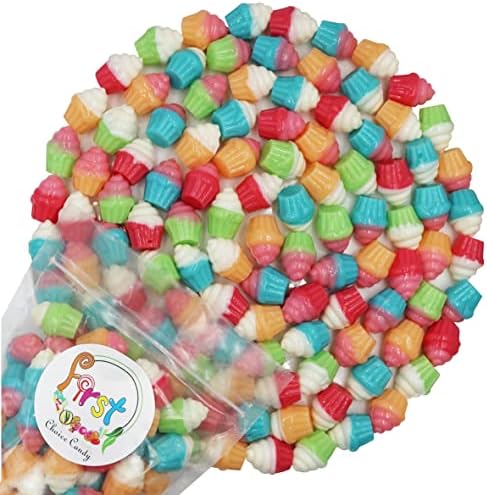 FirstChoiceCandy Jelly Filled Gummies - Assorted Flavor Gummy Filled Candies Filled With Fruit Jams 20 Pieces In Resealable Jar Earth Ball