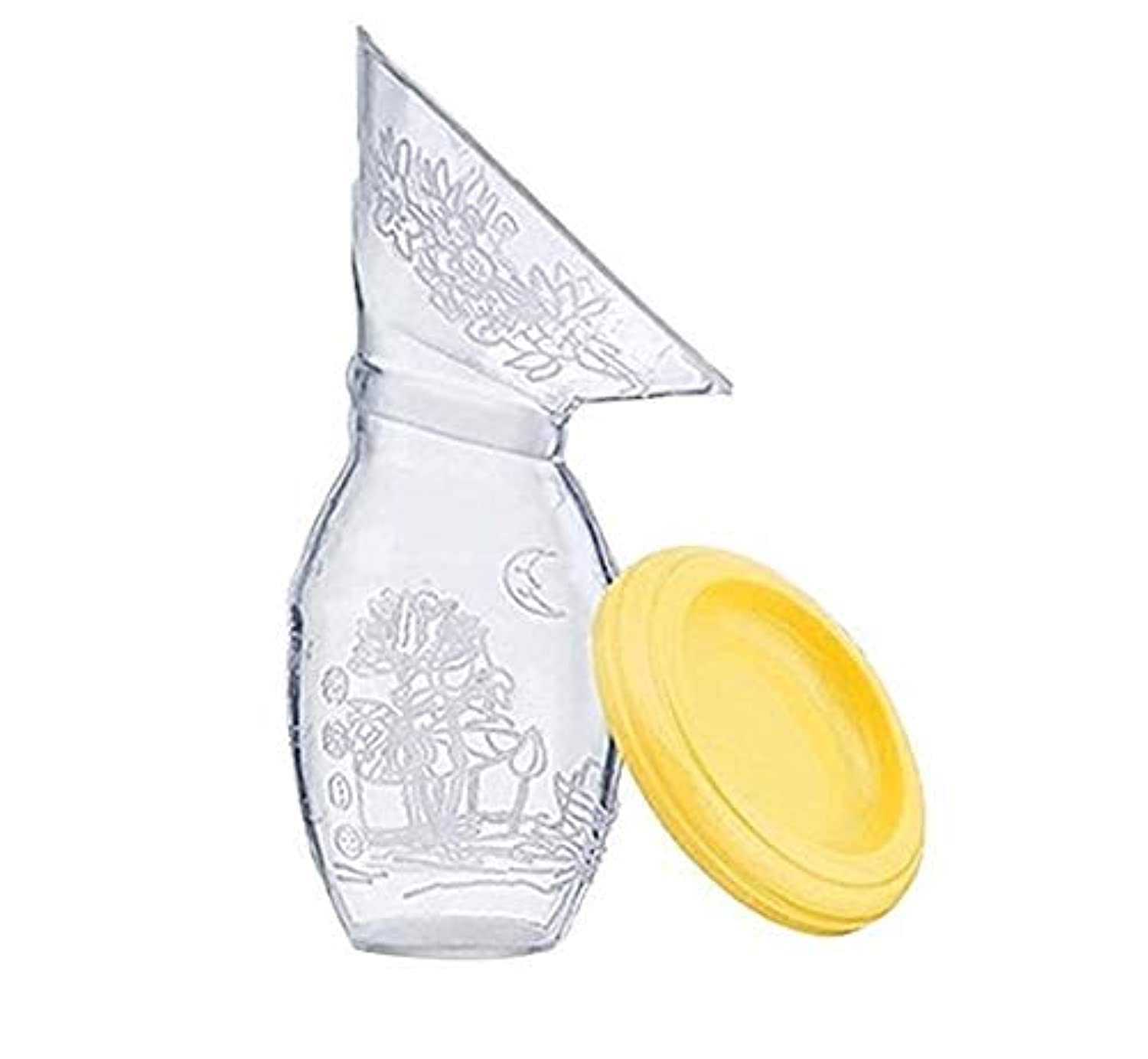 Silicone Breastfeeding Manual Breast Pumps Milk Pump Suction With Lid