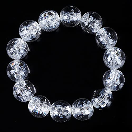 Bracelet de Richesse Feng Shui en quartz naturel de 16 mm pour votre bien-être