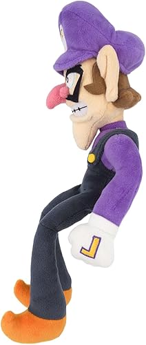 Miniatura 3 de Sanei Super Mario All Star Collection Waluigi - Peluche de 12.5 pulgadas, tamaño pequeño