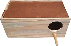 Ninho de Madeira Para Calopsita