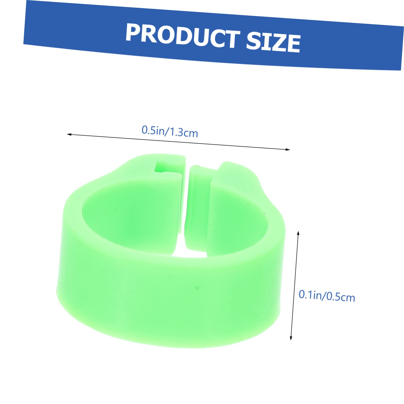 Beavorty 1200 Pz Anello Piede di Piccione Anelli di Gamba per Pappagallo Clip per Uccelli sugli Anelli delle Gambe Bande D'Oca di Grandi Dimensioni Plastica Forniture di Piccioni